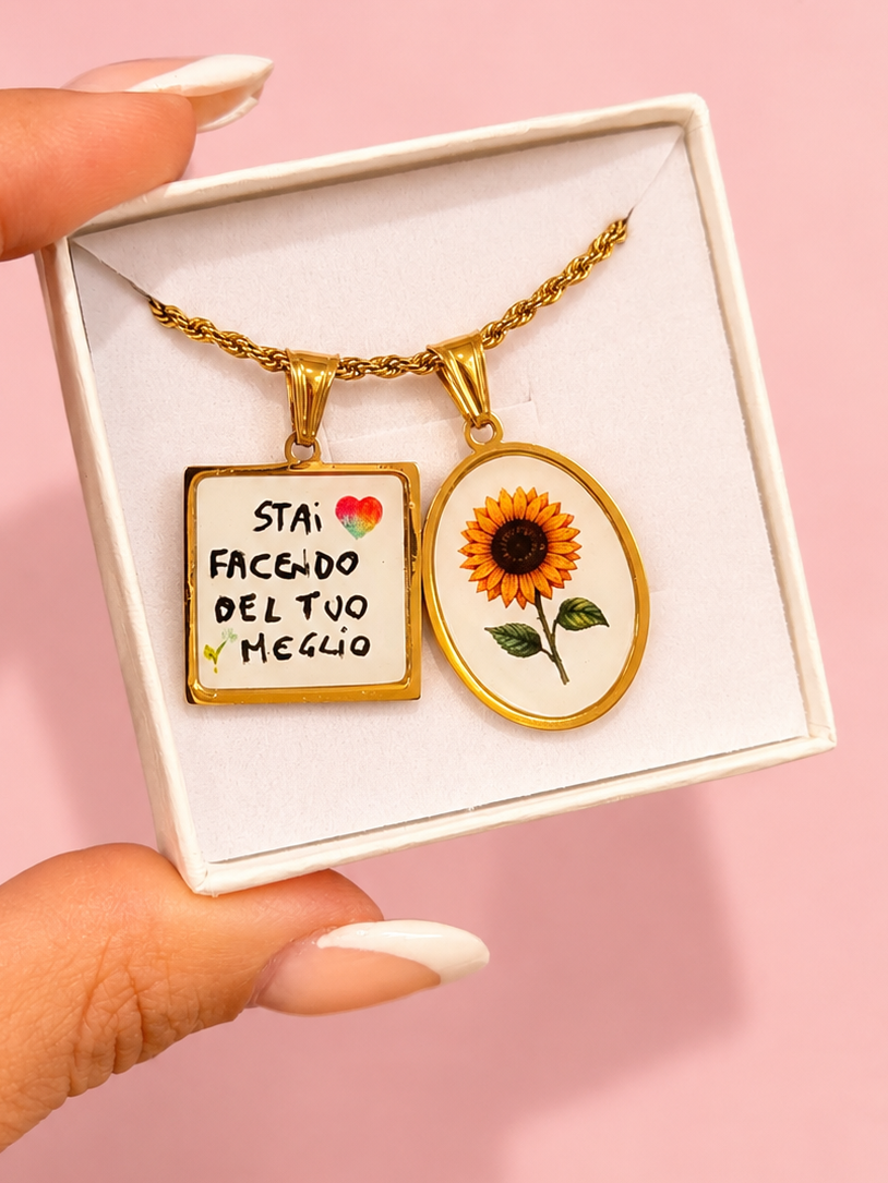 Collana Torchon STAI FACENDO DEL TUO MEGLIO