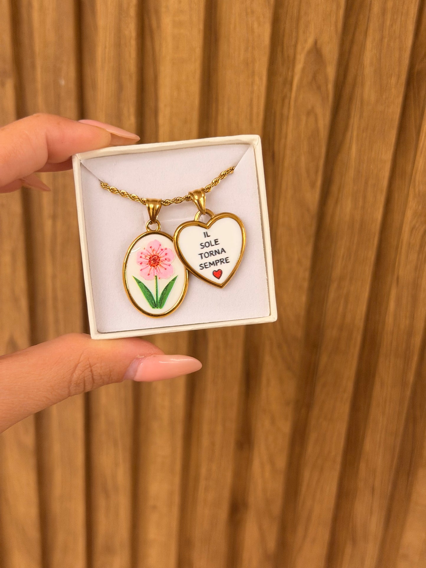 Collana Torchon IL SOLE ESISTE PER TUTTI