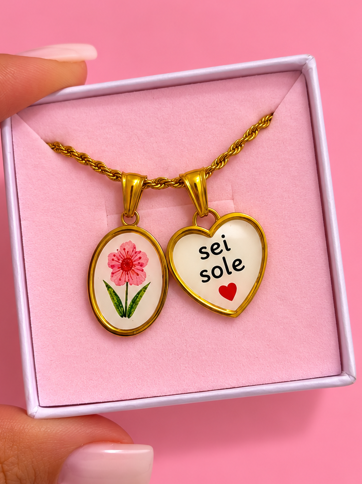 Collana Torchon TU, SEI SOLE!