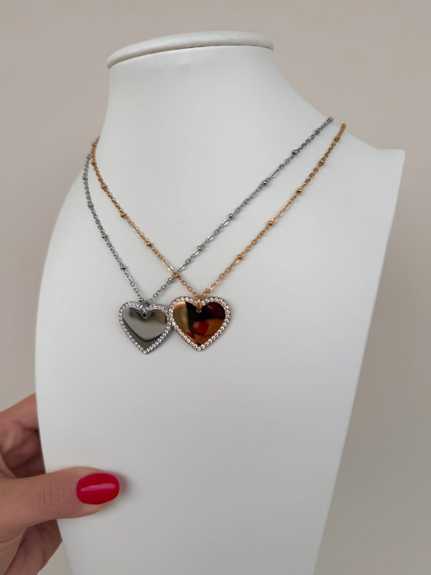 Collana Cuore Specchio