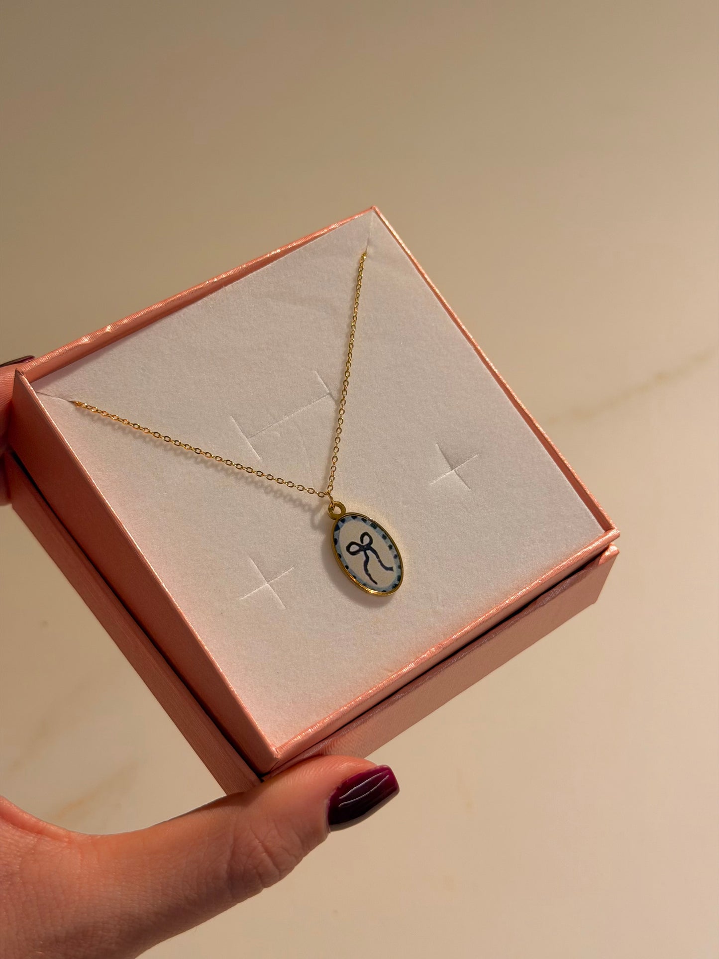 Collana FIOCCHETTO BLU