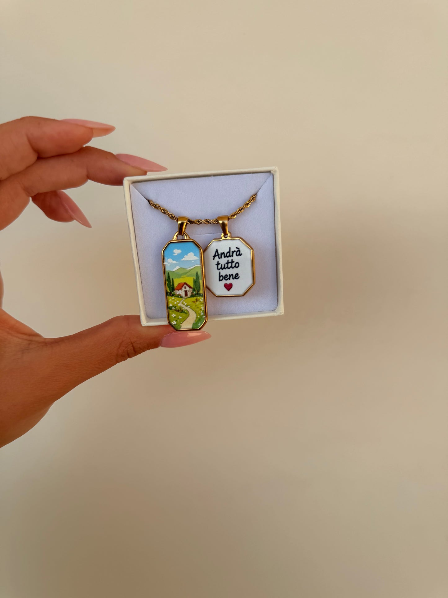 Collana Torchon SENTIERO D’ AMORE
