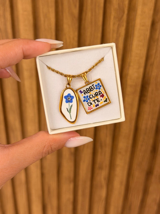 Collana Torchon ABBI CURA DI TE, SEMPRE!