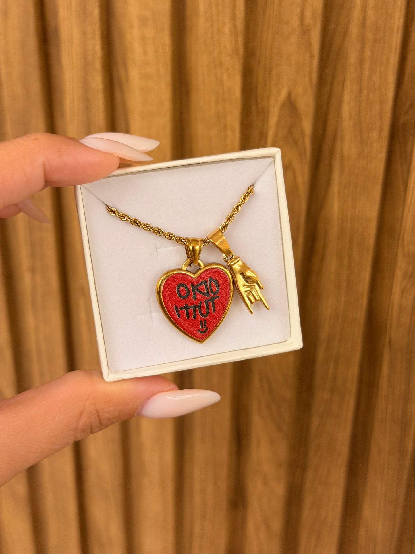 Collana Torchon ODIO TUTTI