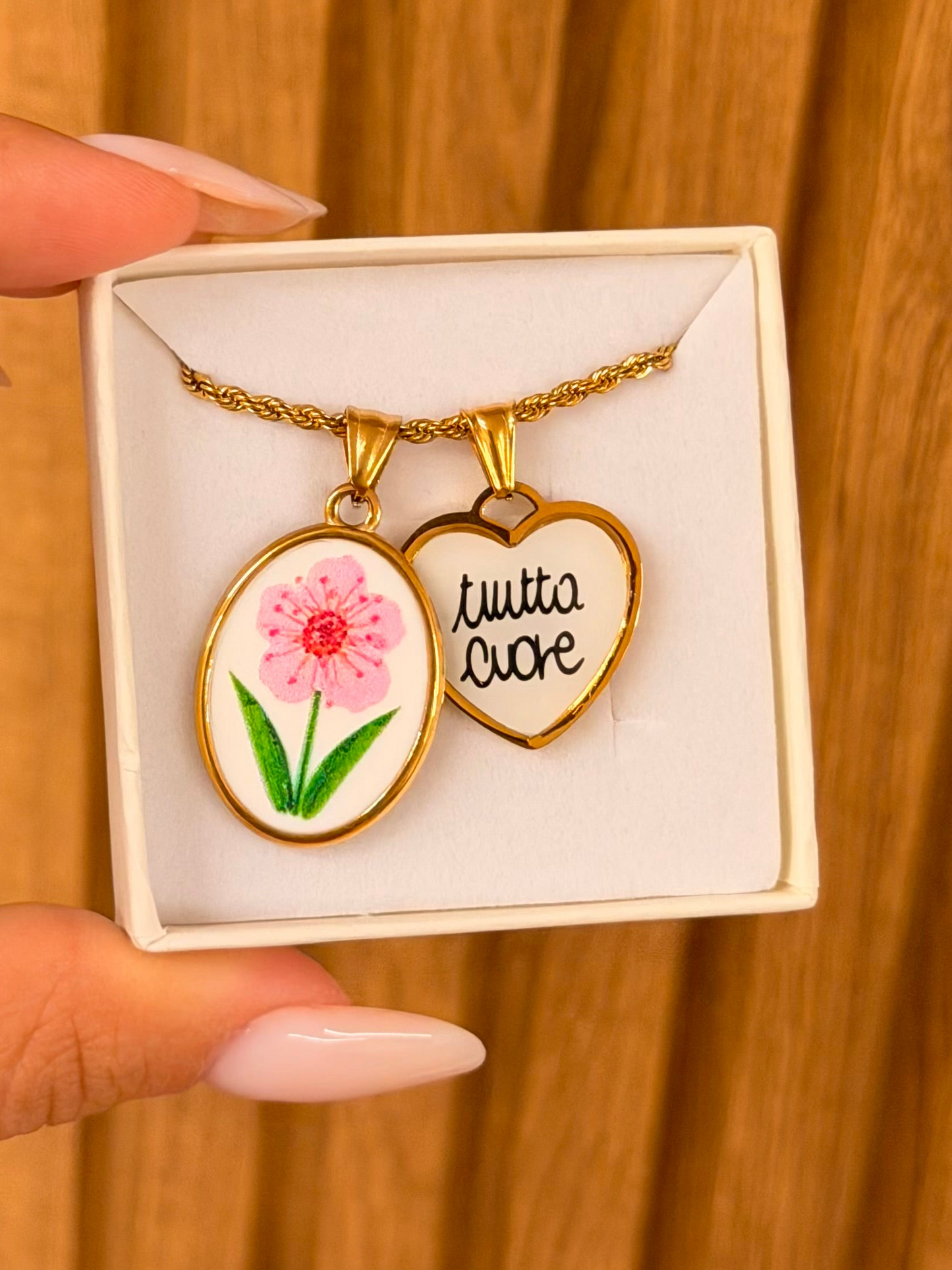 Collana Torchon TUTTA CUORE