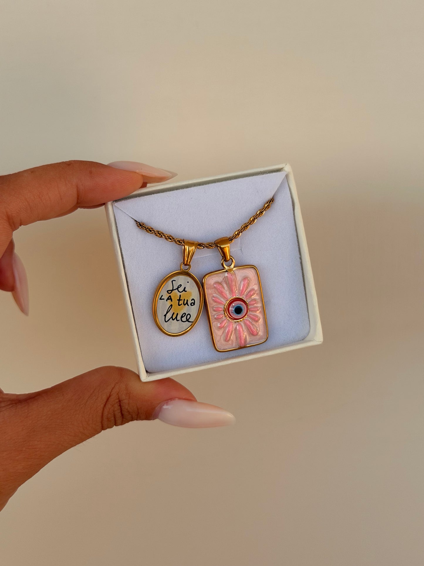 Collana Torchon IL TUO VALORE LA TUA LUCE