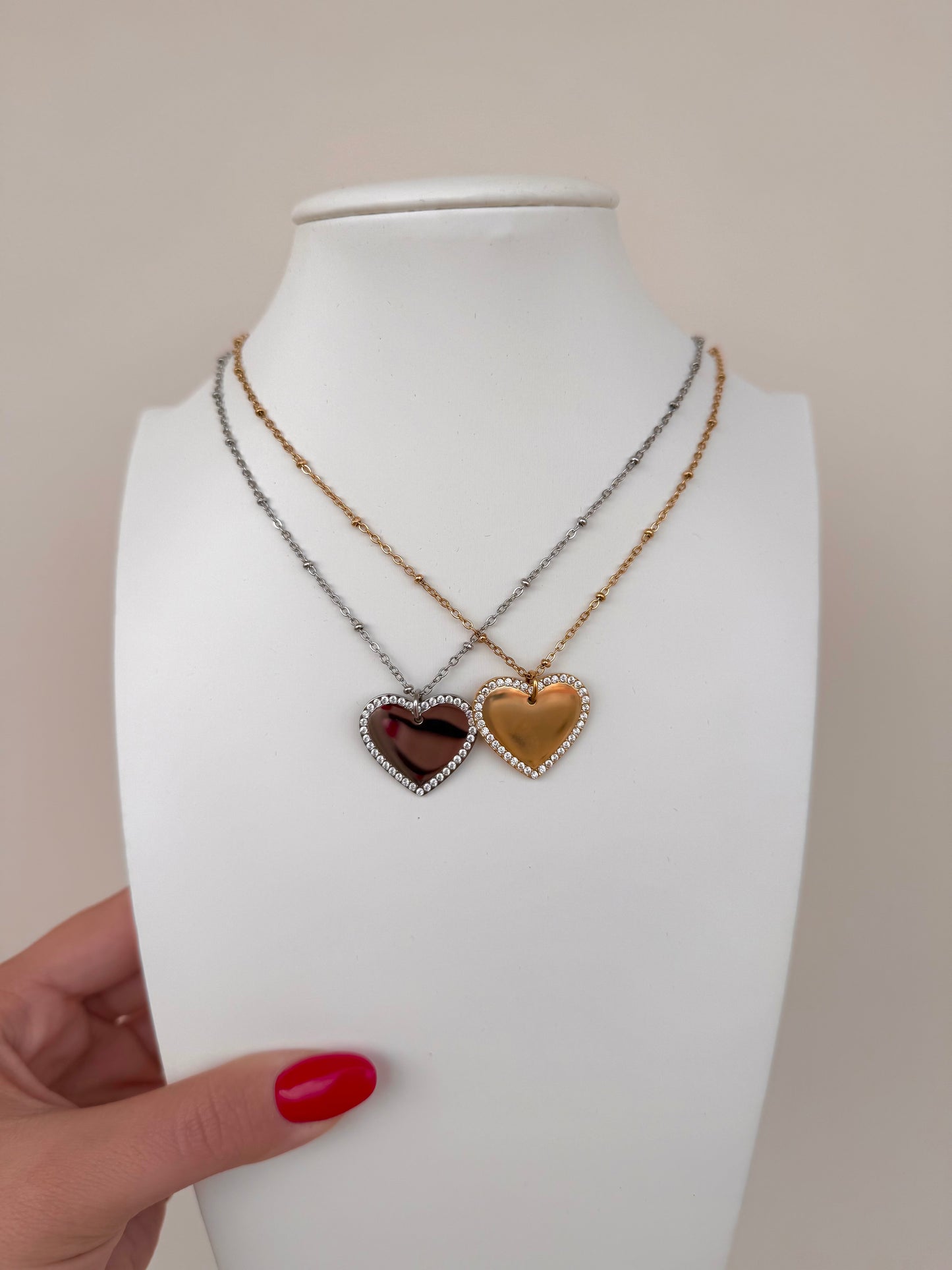 Collana Cuore Specchio