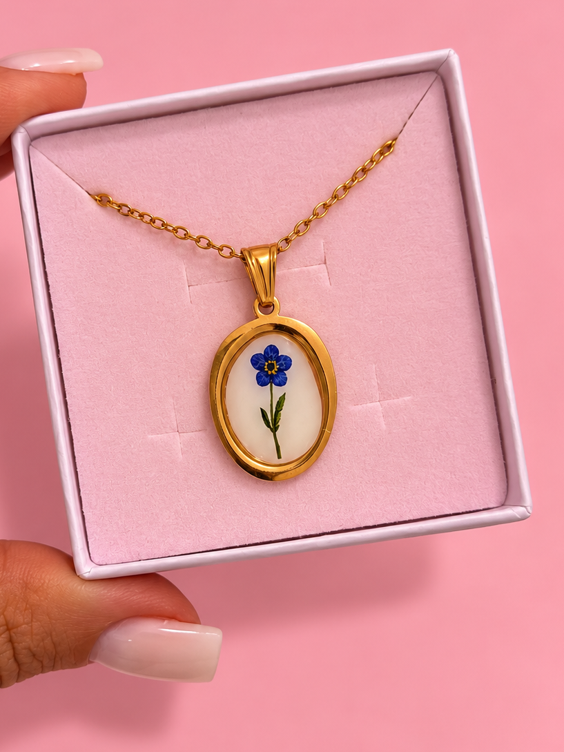 Collana FIORELLINO BLU