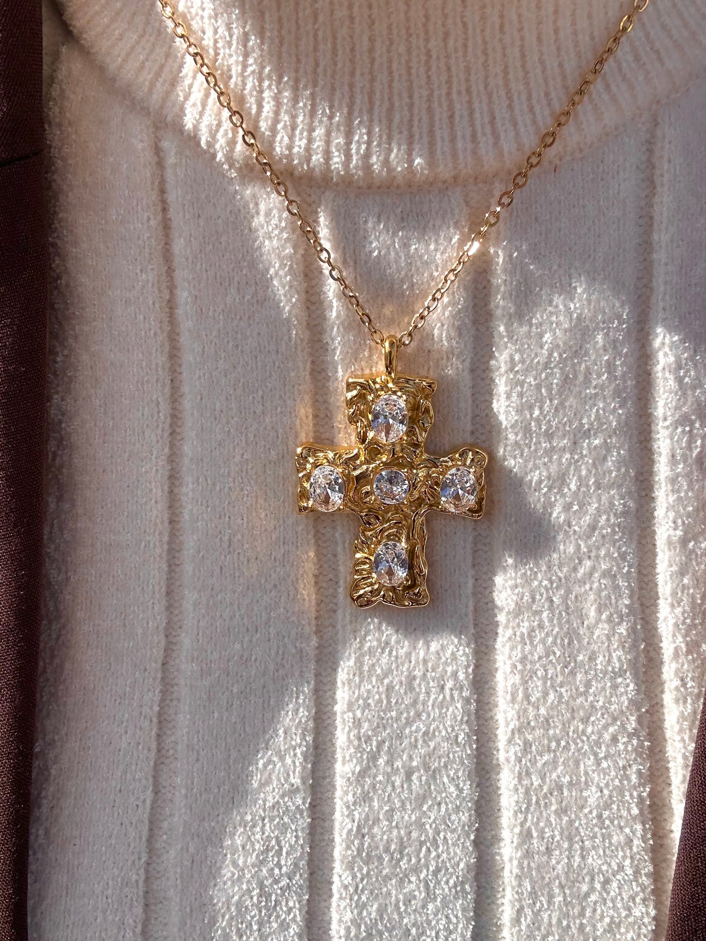 Collana Croce Diamond