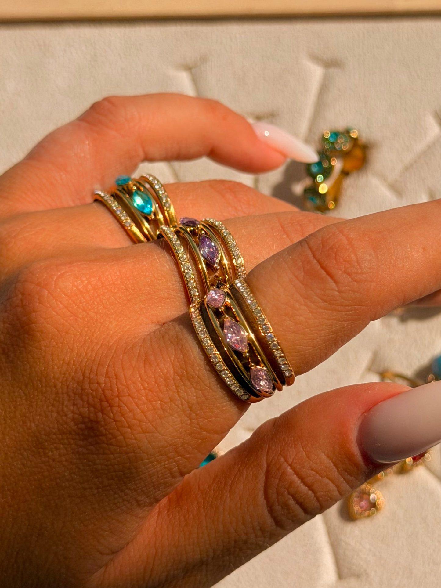 Anello CRISTALLI PREZIOSI