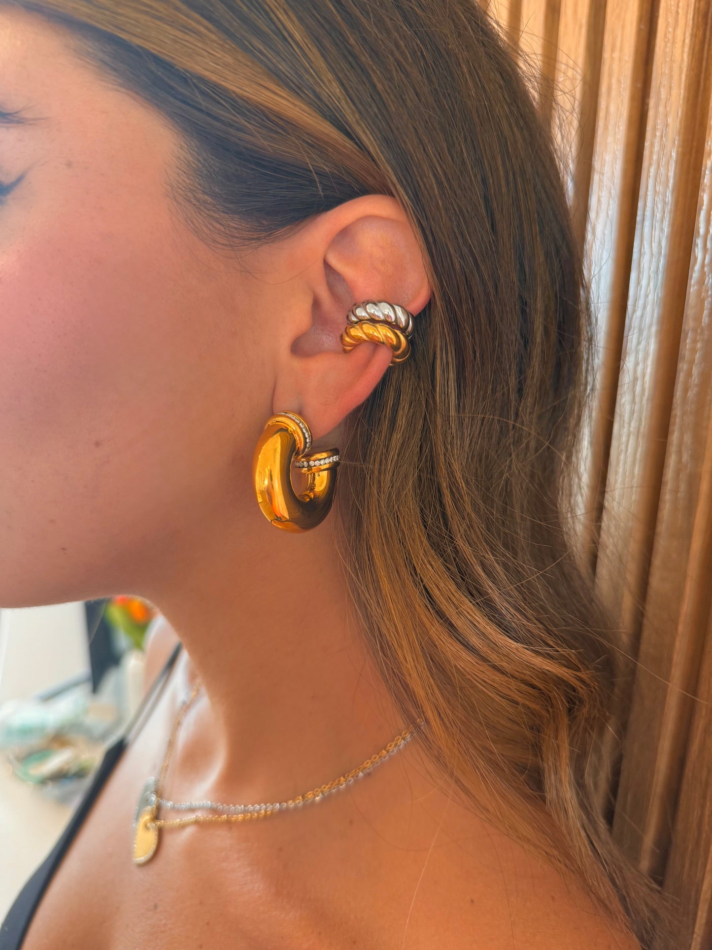 Orecchini Cerchio Glam