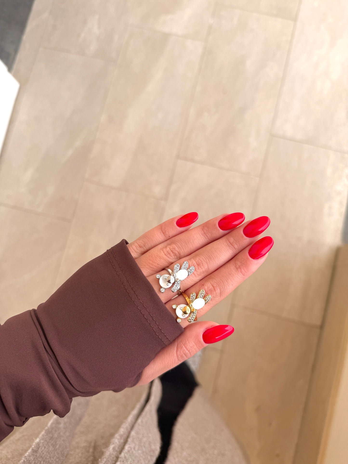 Anello Teddy Strass