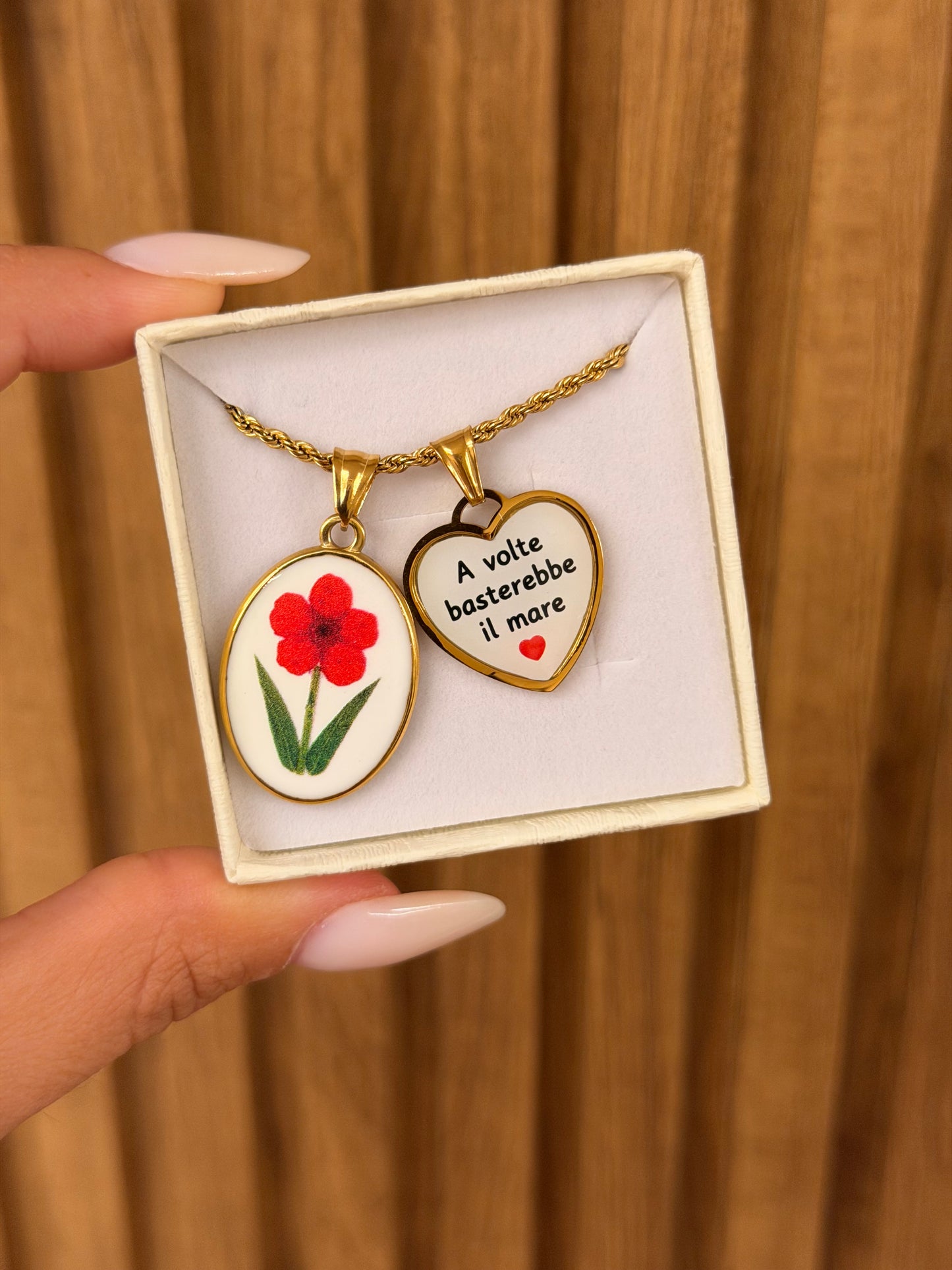 Collana Torchon MARE, UNICO AMORE