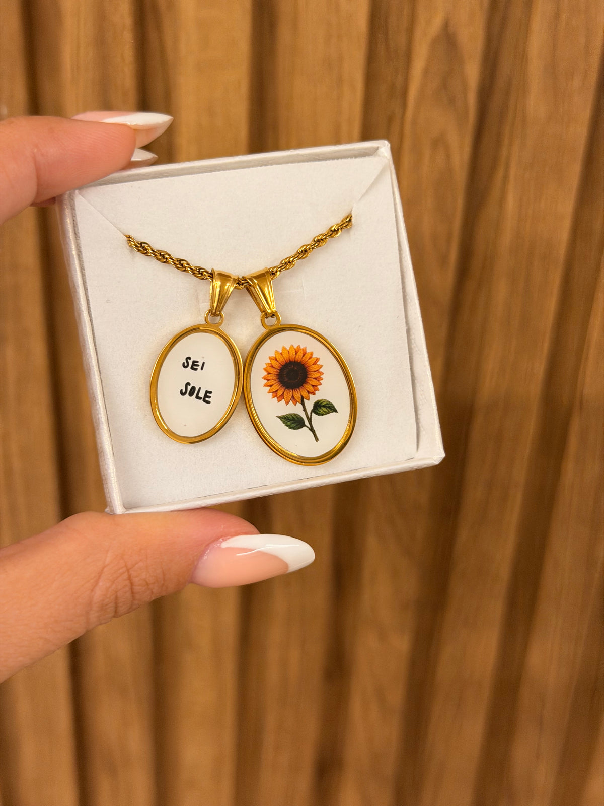 Collana Torchon IL TUO SOLE SEMPRE
