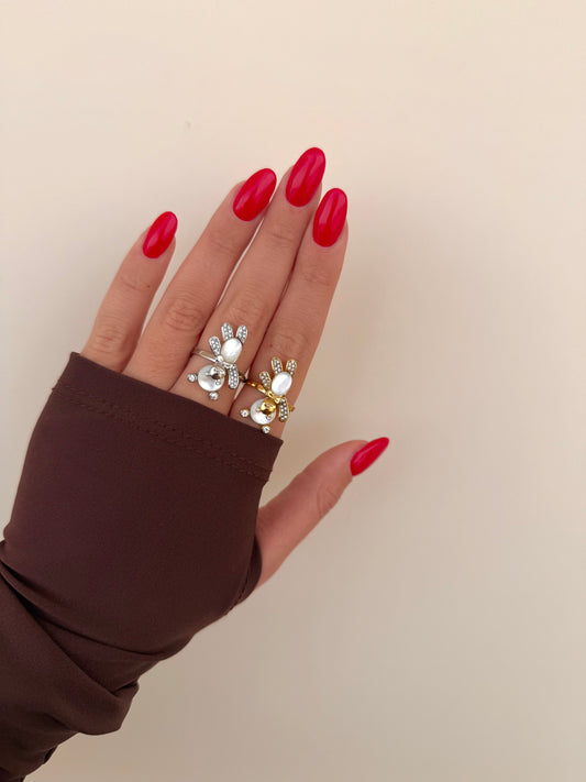 Anello Teddy Strass