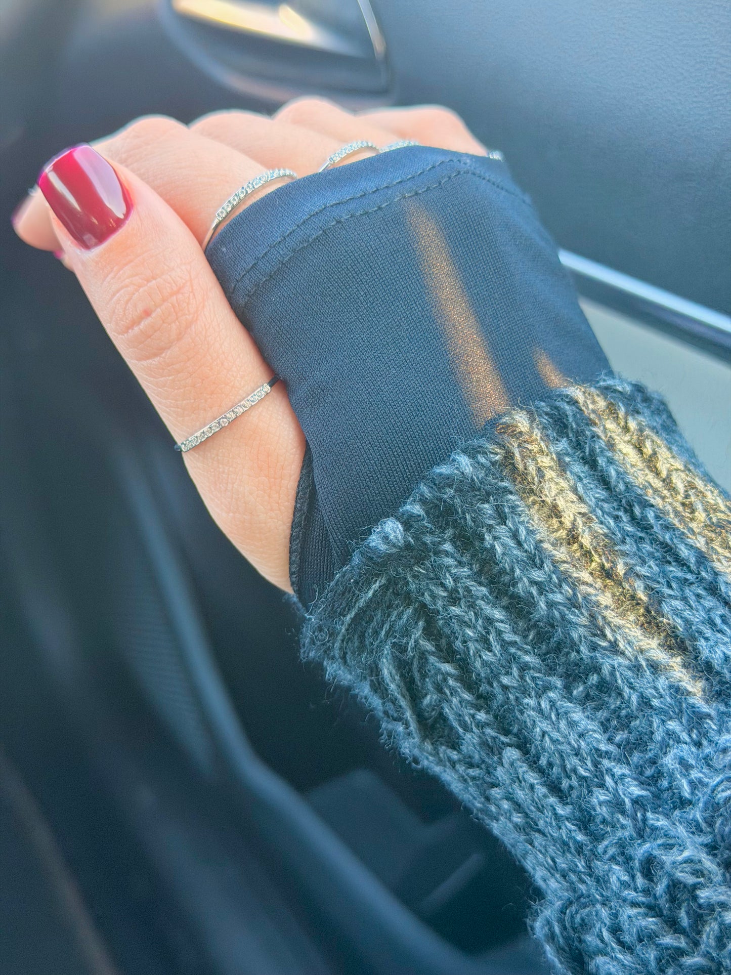 Set Anelli 5 Fedine Strass