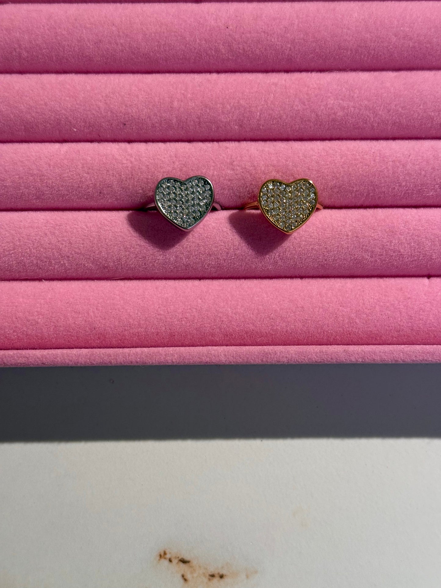 Anello Love Strass