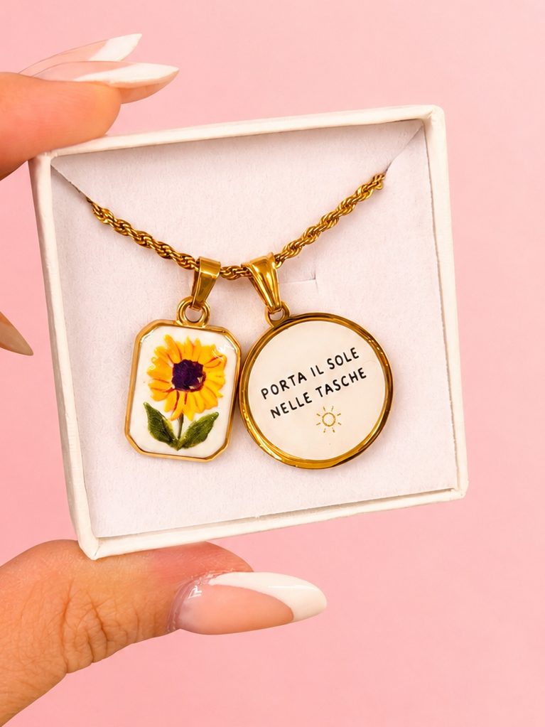 Collana Torchon PORTA IL SOLE NELLE TASCHE