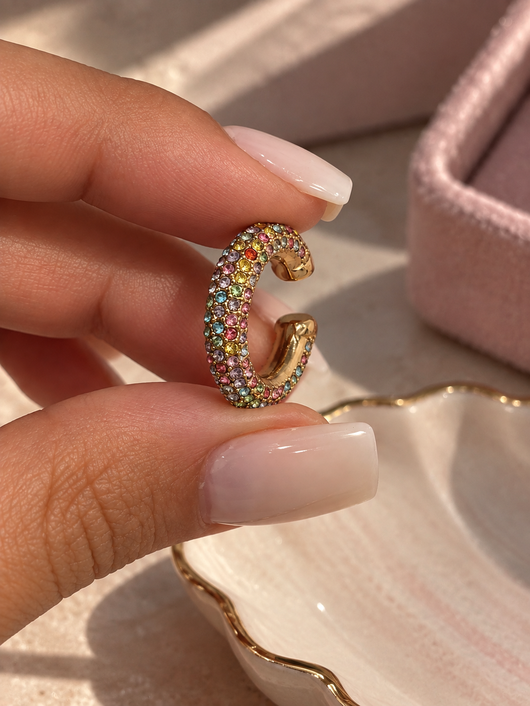 Earcuff SHINE MULTICOLOR