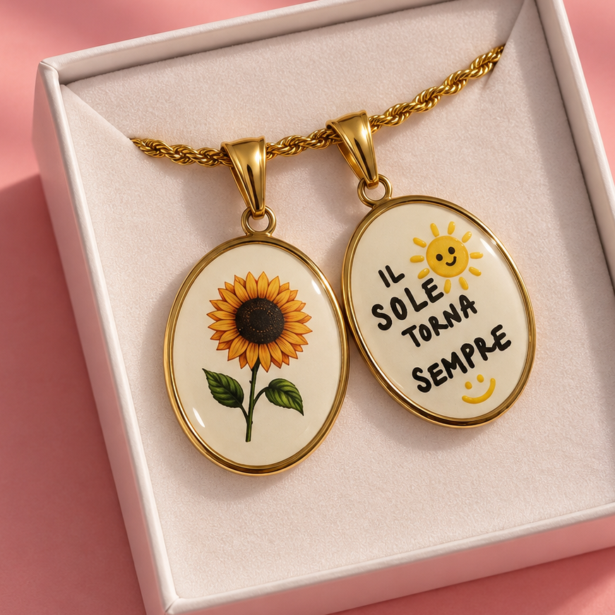 Collana Torchon IL SOLE TORNA SEMPRE 2.0