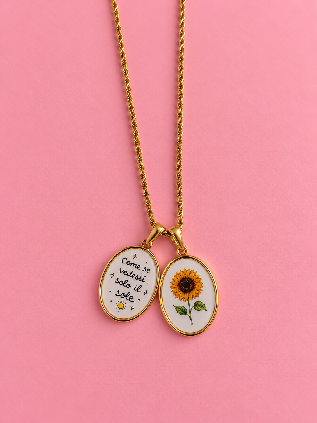 Collana Torchon COME SE VEDESSI SOLO IL SOLE