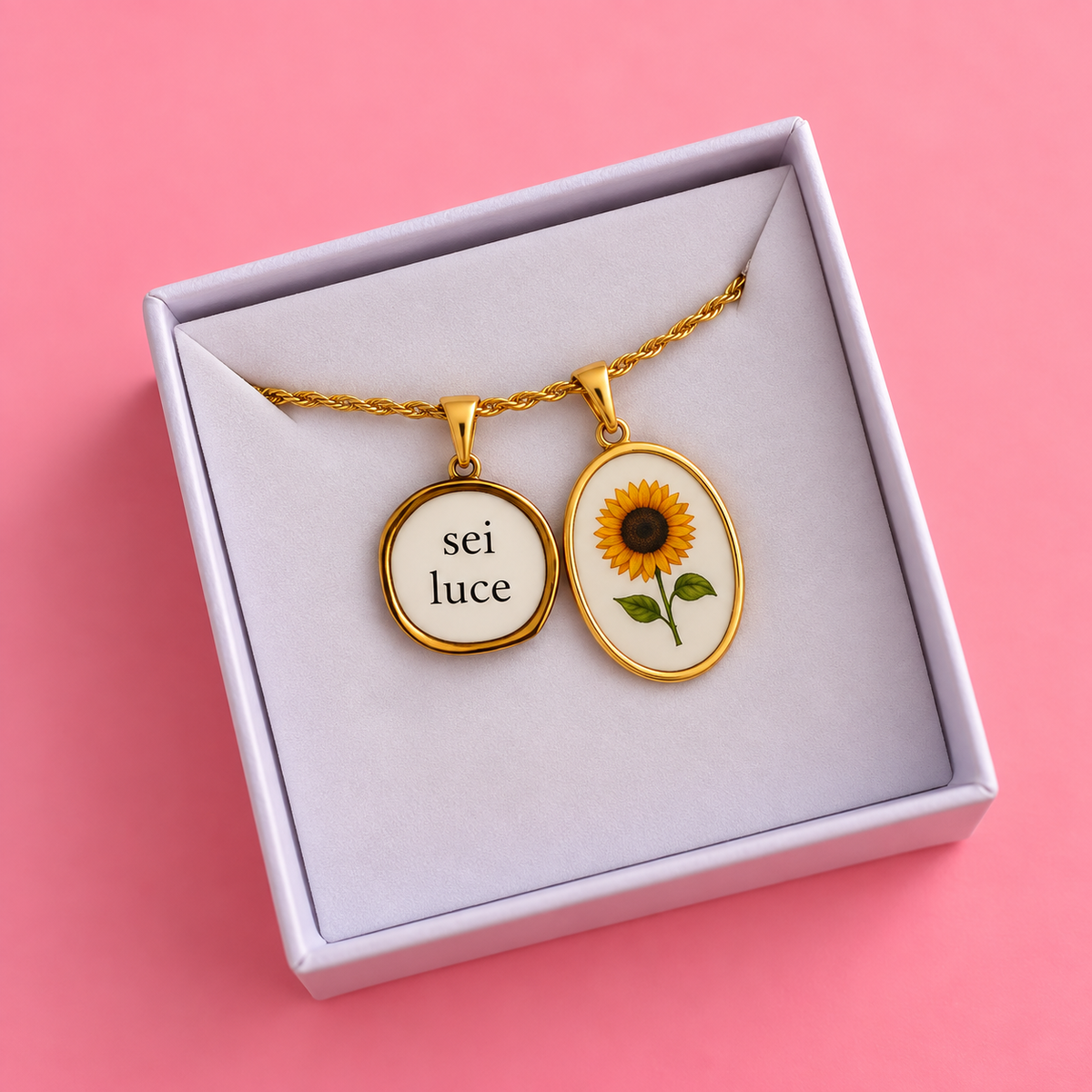 Collana Torchon RICORDA SEI LUCE