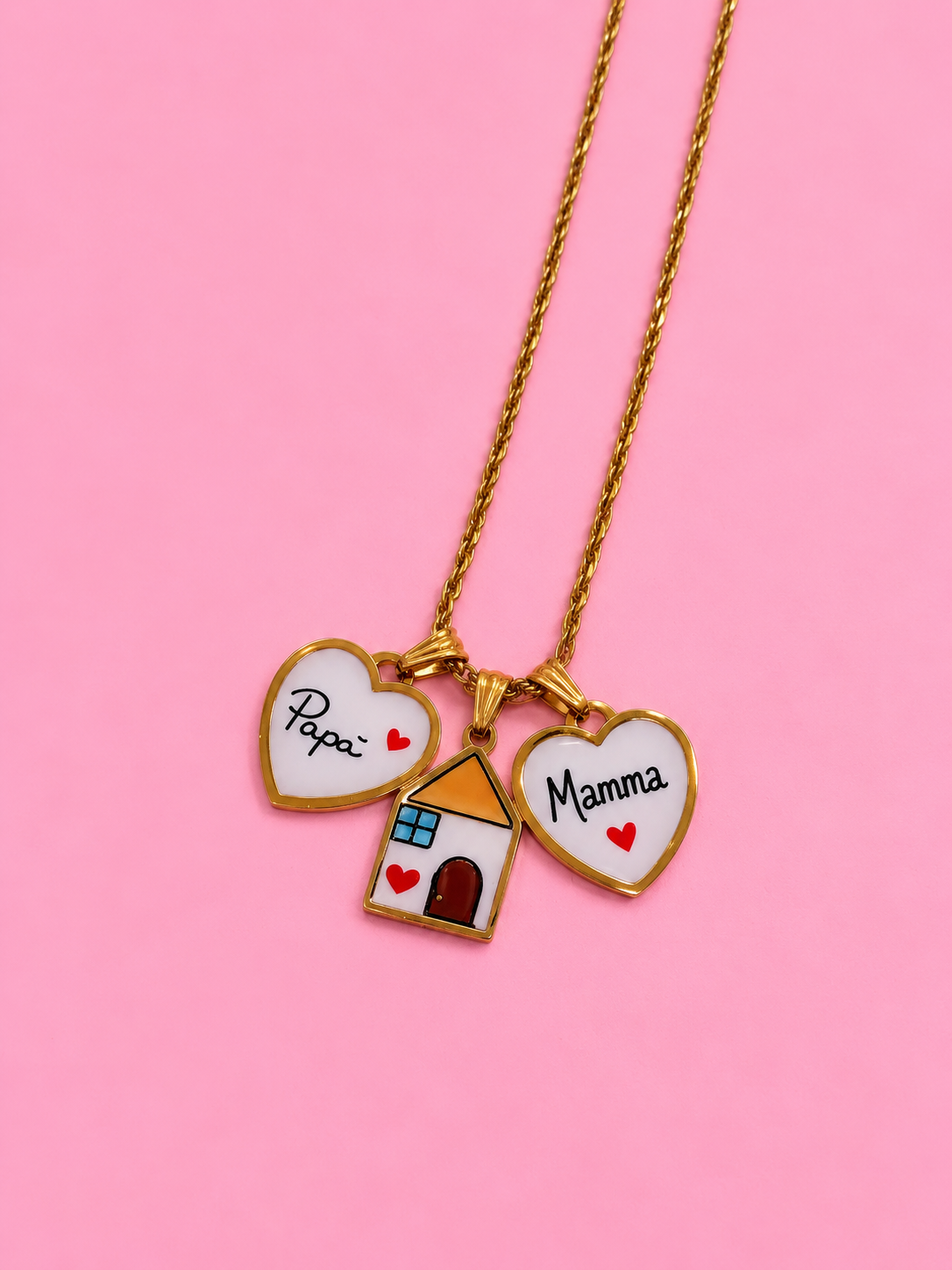 Collana Torchon MAMMA E PAPÀ