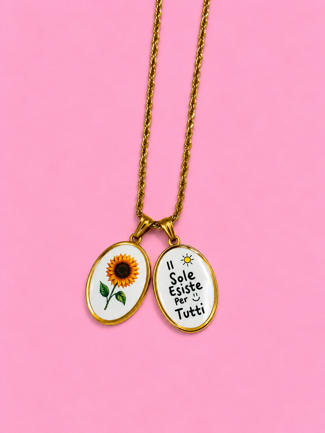 Collana Torchon IL SOLE ESISTE PER TUTTI.