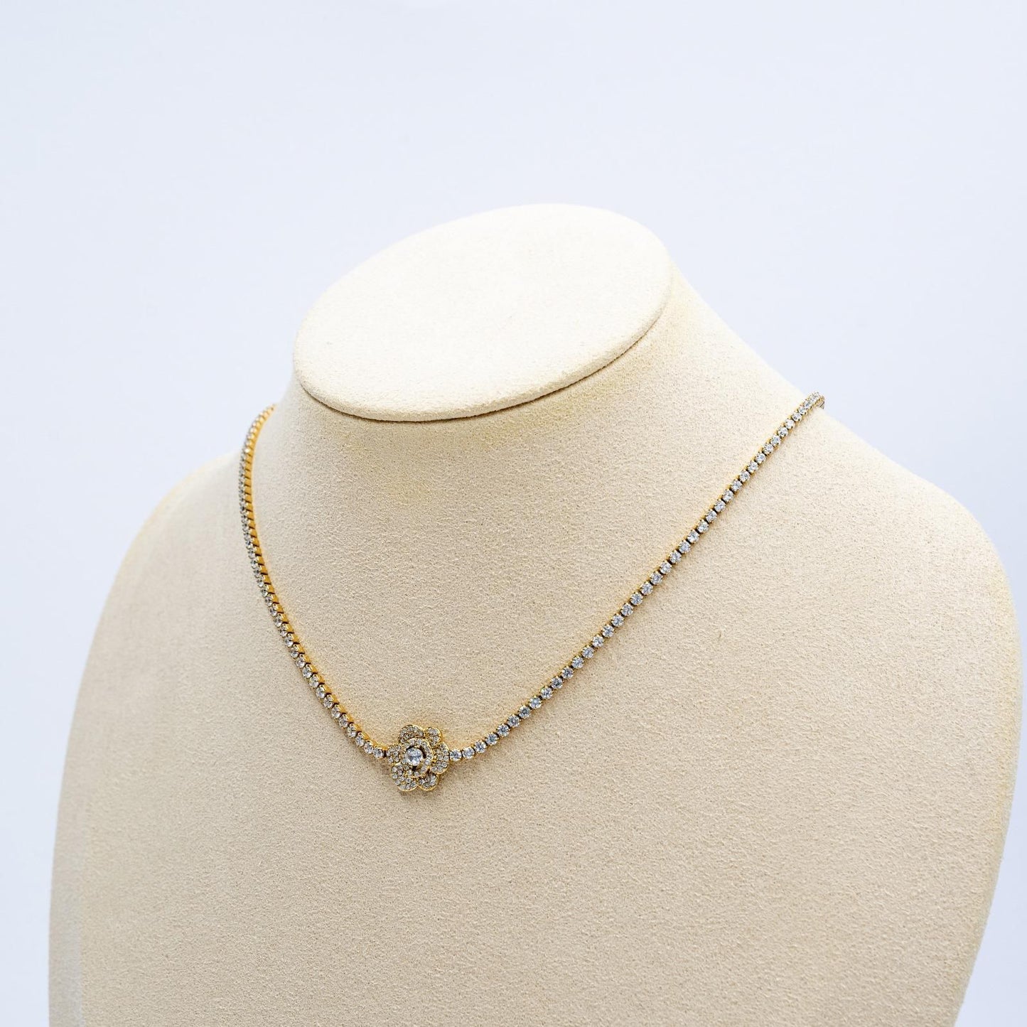 Girocollo Rose Strass