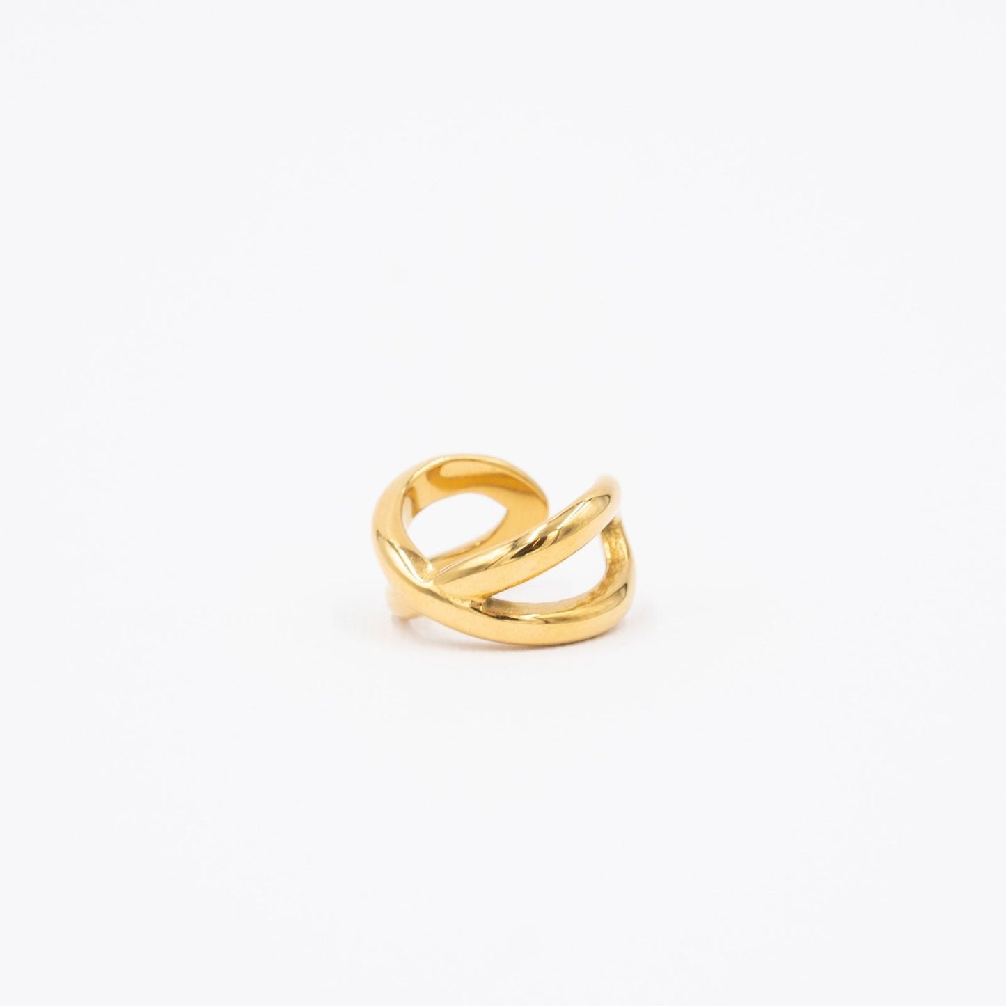 Anello Incrocio Liscio