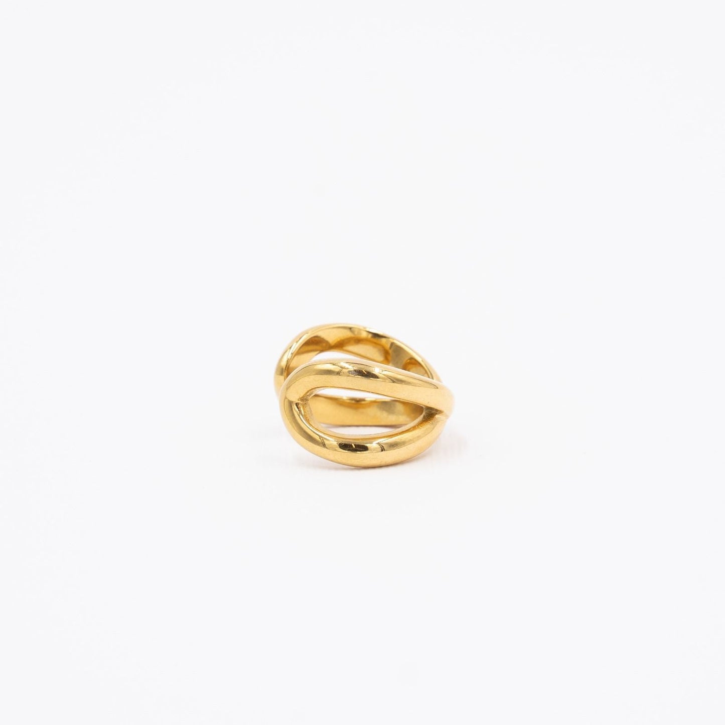 Anello Incrocio Liscio