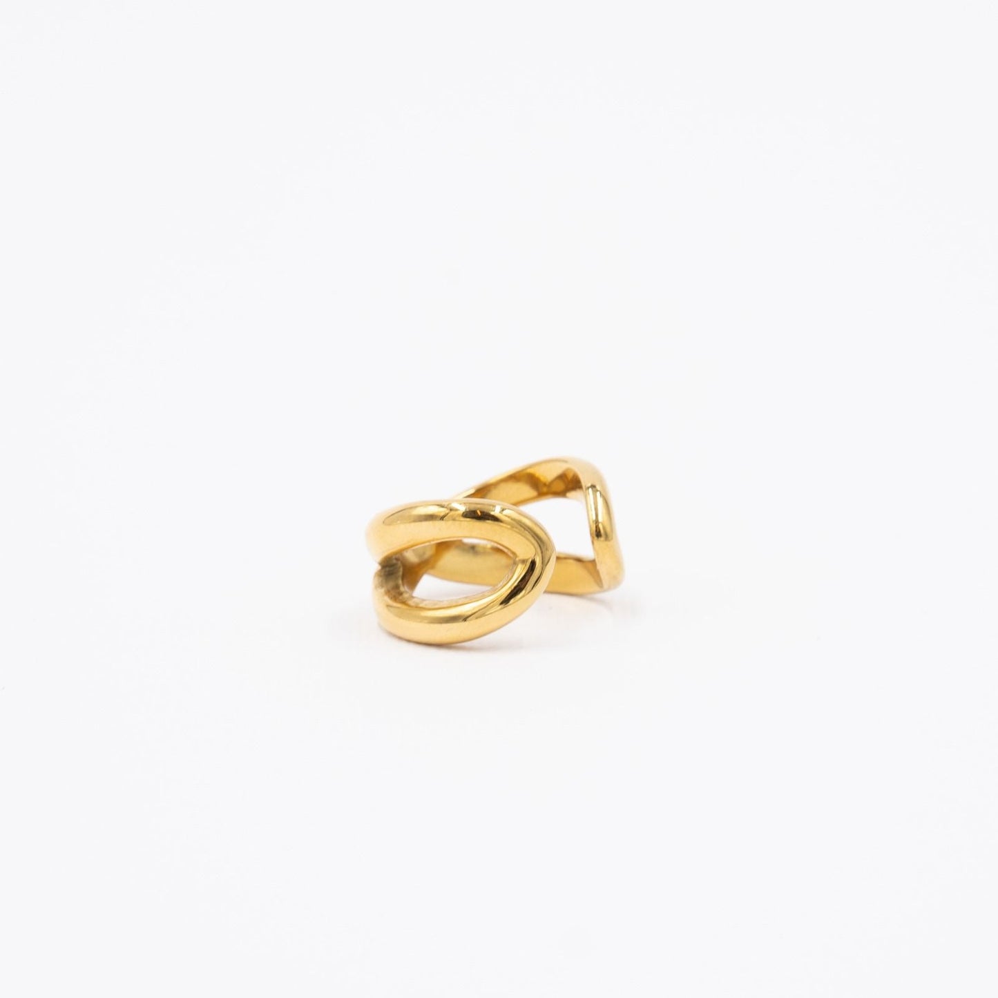 Anello Incrocio Liscio