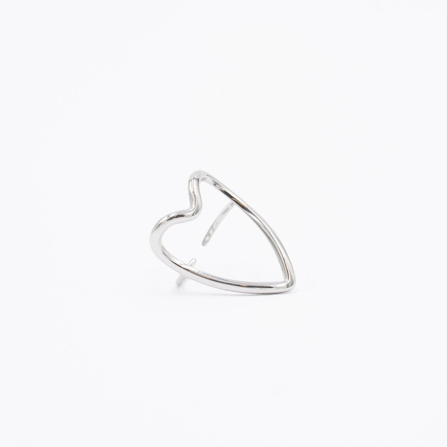 Anello Cuore Forato Big