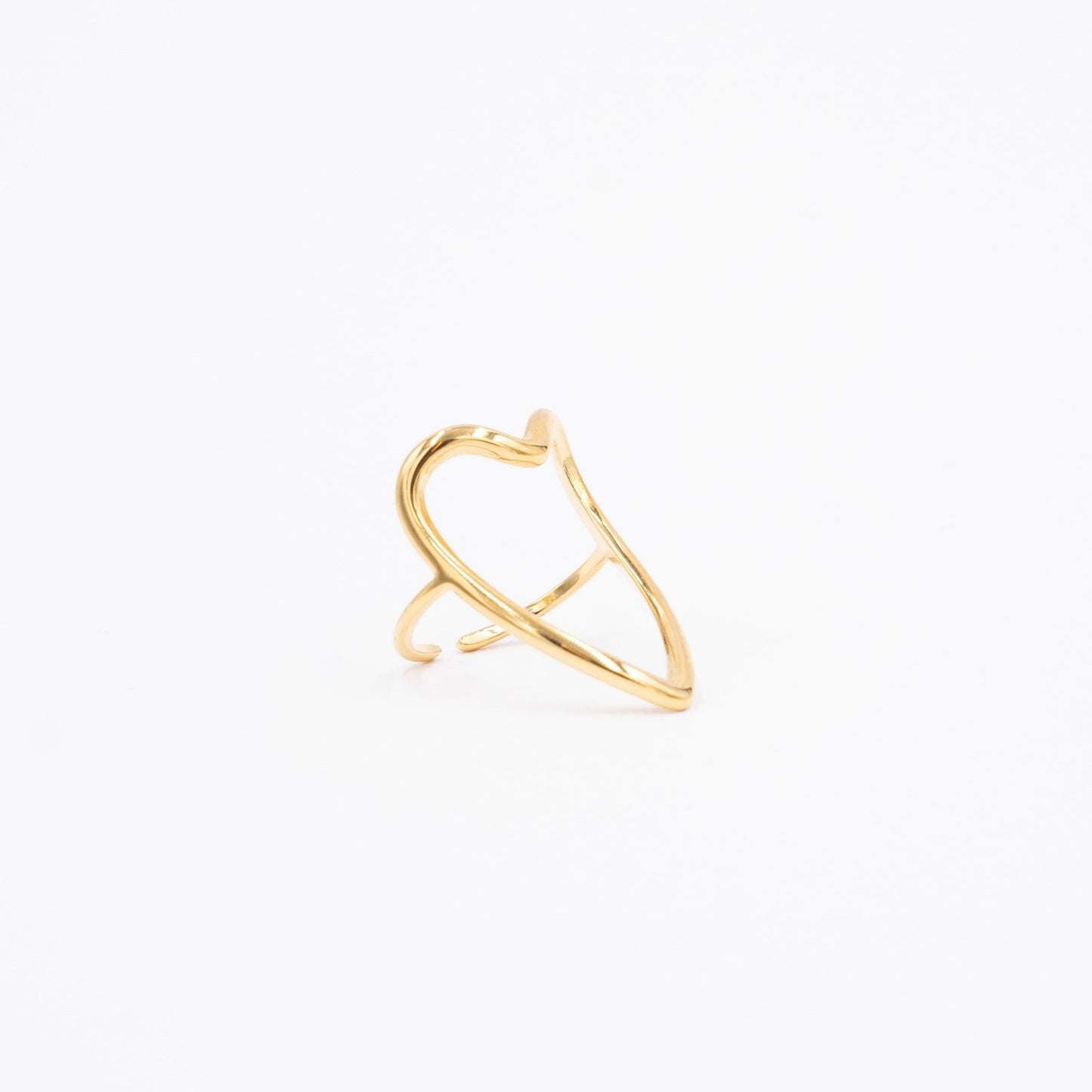 Anello Cuore Forato Big