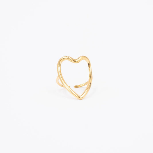 Anello Cuore Forato Big