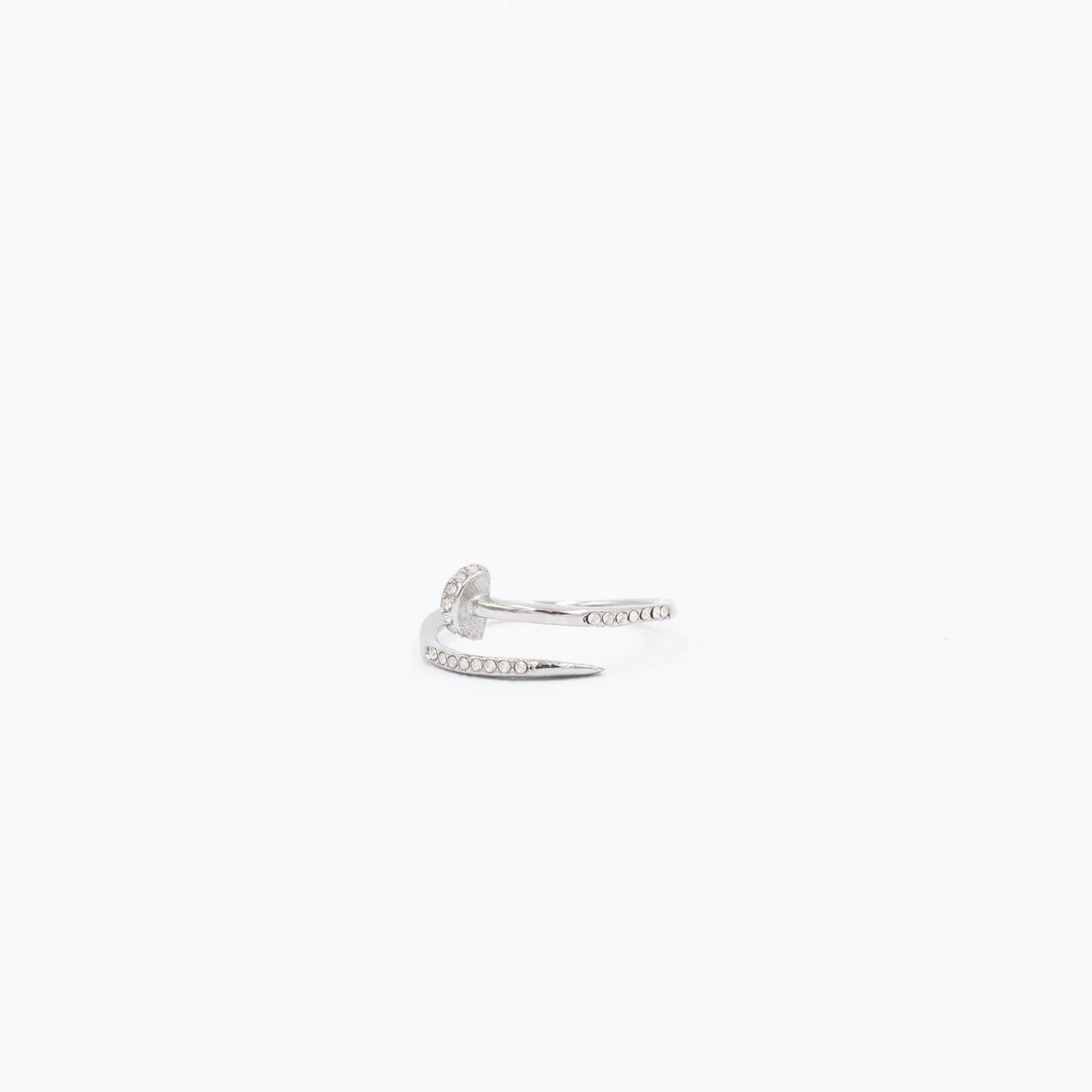 Anello Chiodino Strass