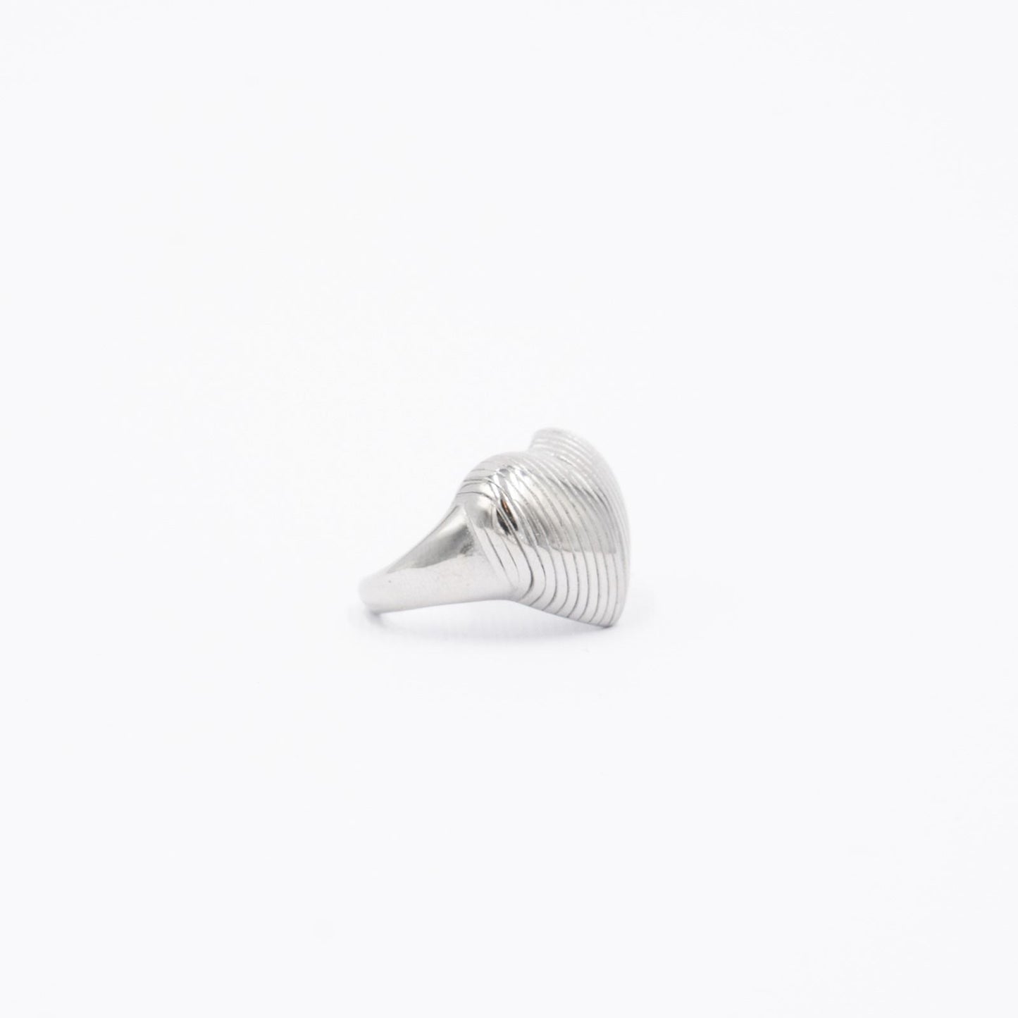 Anello Cuore Rigato