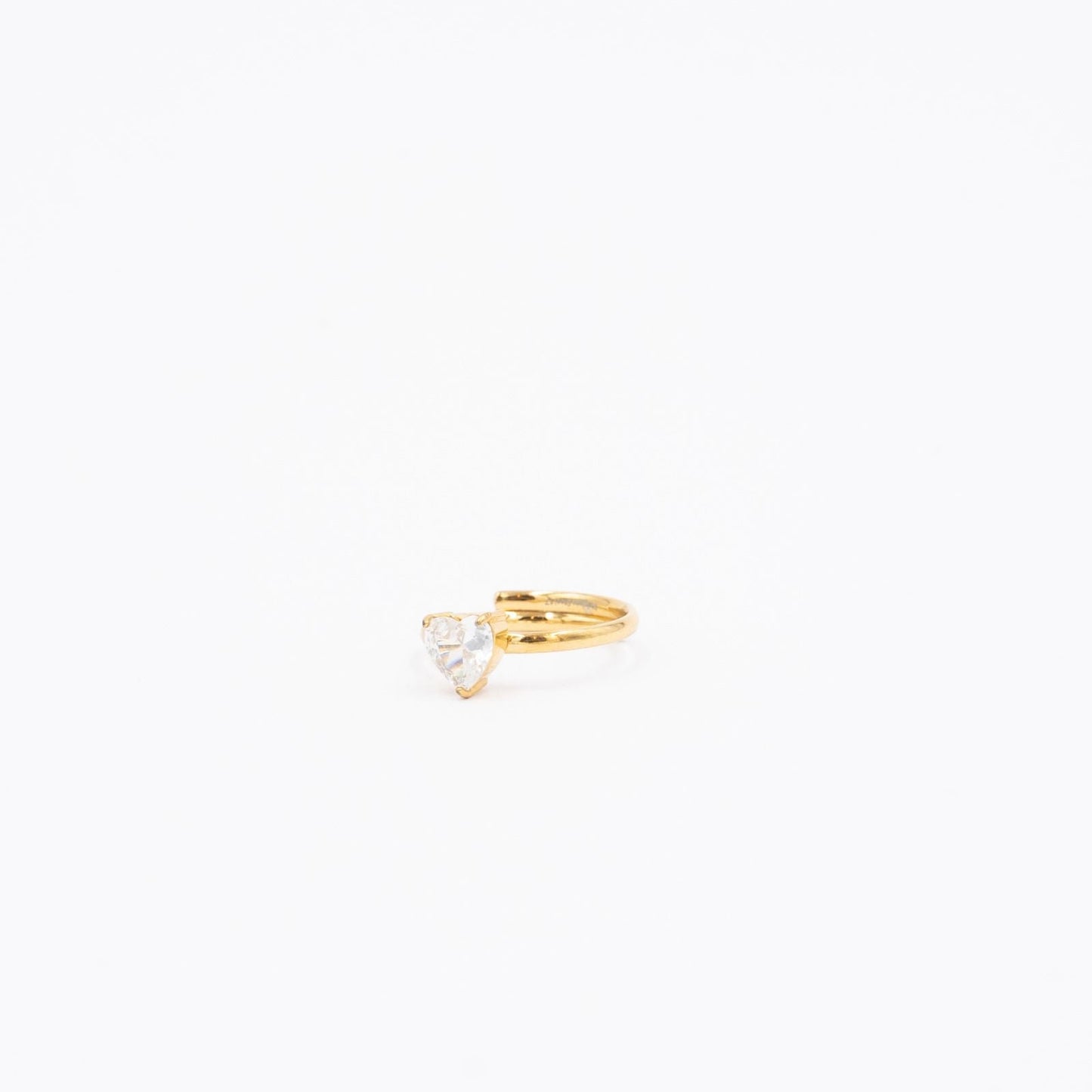 Anello Solitario Pietra Cuore
