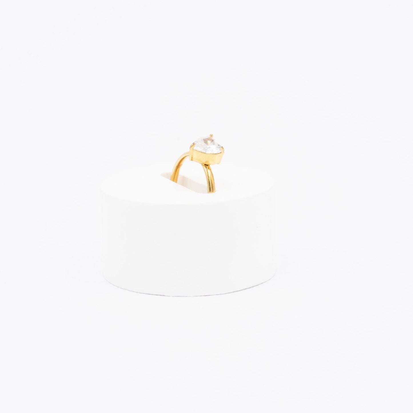 Anello Solitario Pietra Cuore
