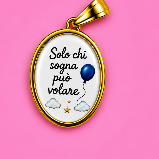 Ciondolo CHI SOGNA PUÒ VOLARE