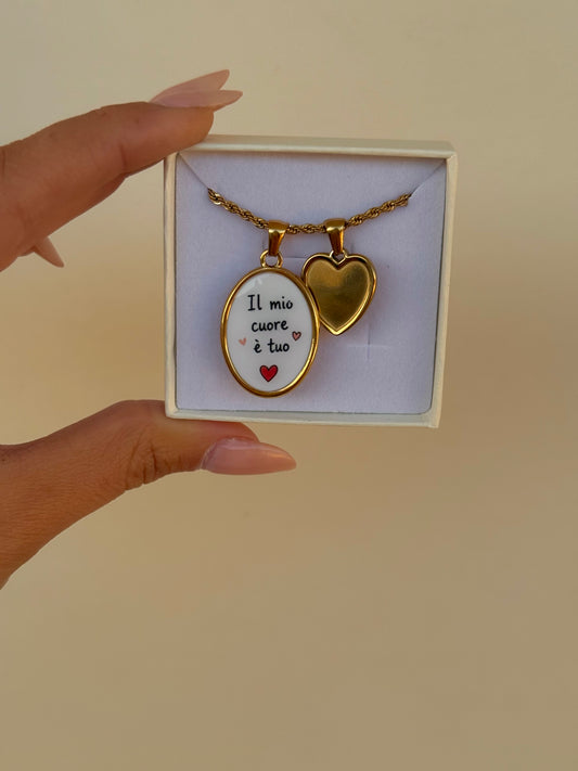 Collana Torchon IL MIO CUORE È TUO