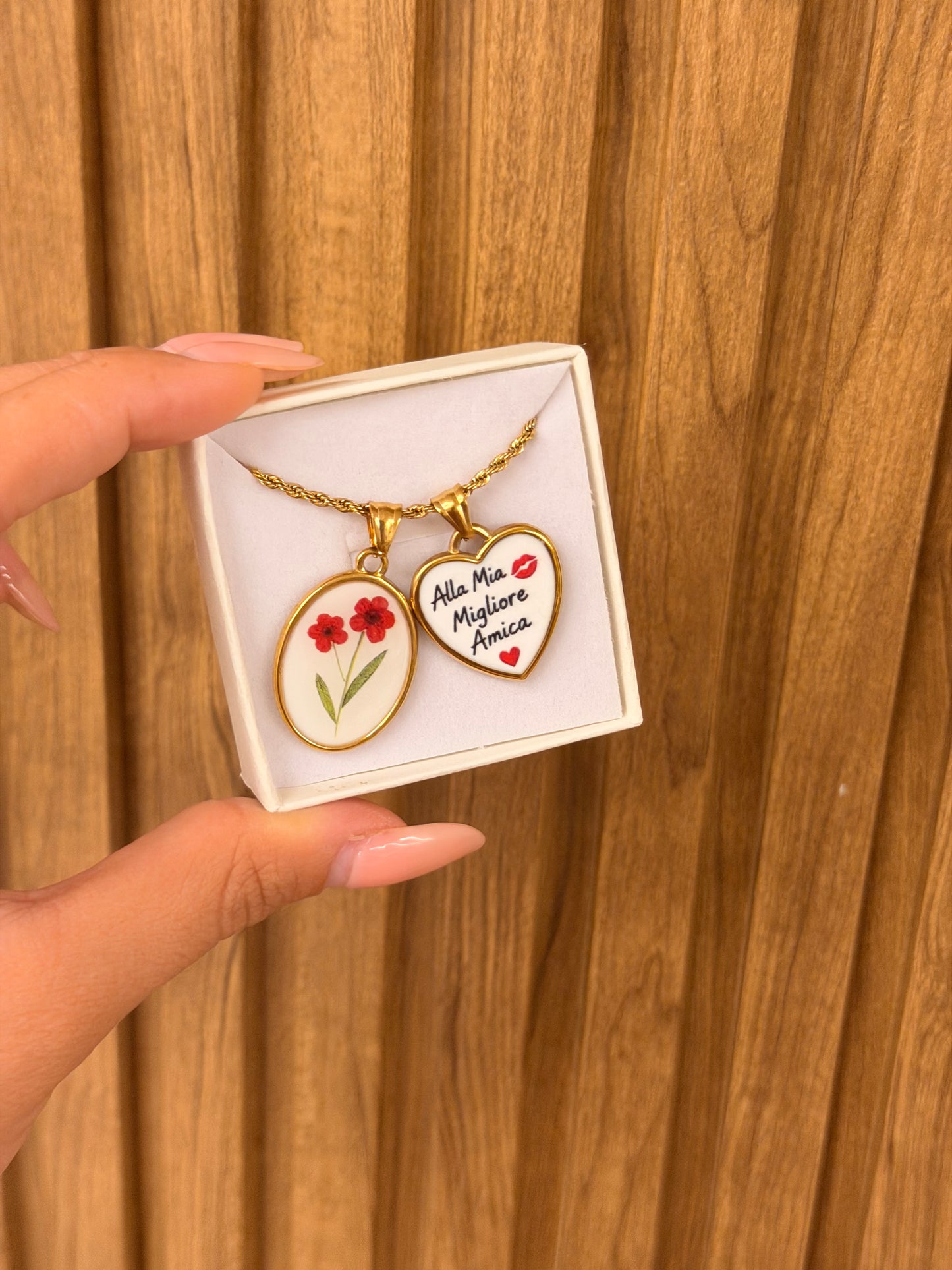 Collana Torchon ALLA MIA MIGLIORE AMICA
