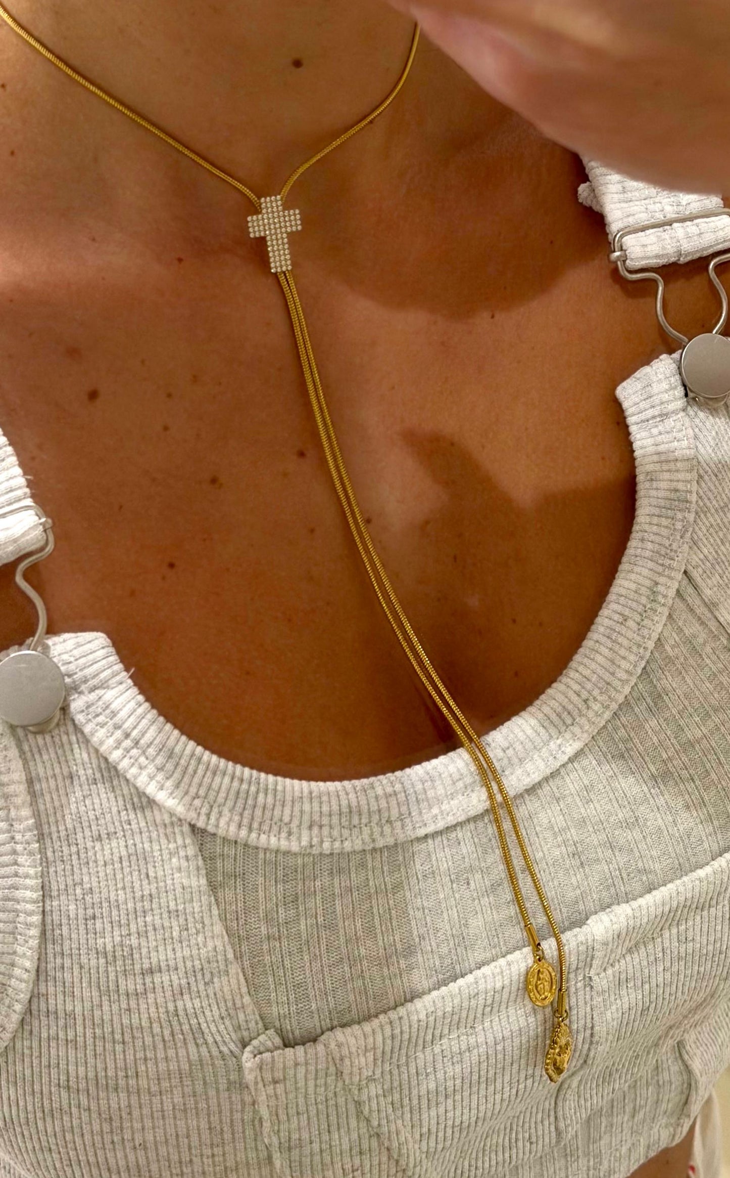 Collana SALISCENDI MINI CROCE