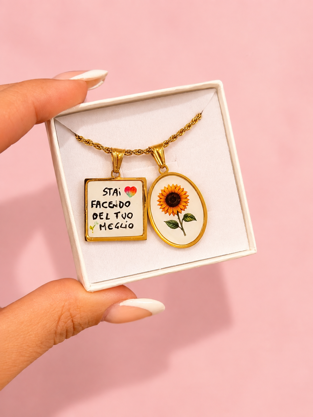 Collana Torchon STAI FACENDO DEL TUO MEGLIO