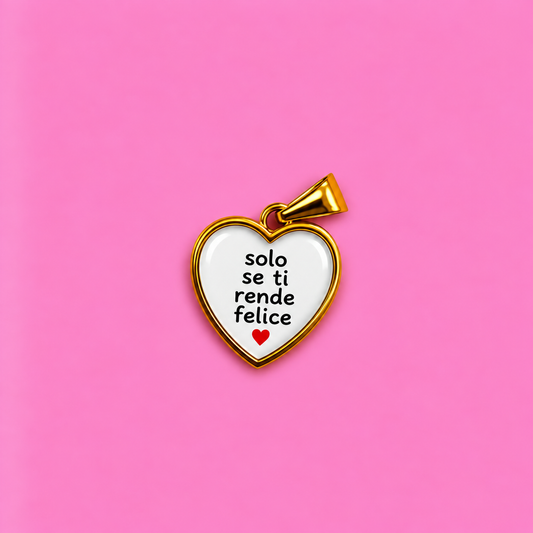 Ciondolo SOLO SE TI RENDE FELICE
