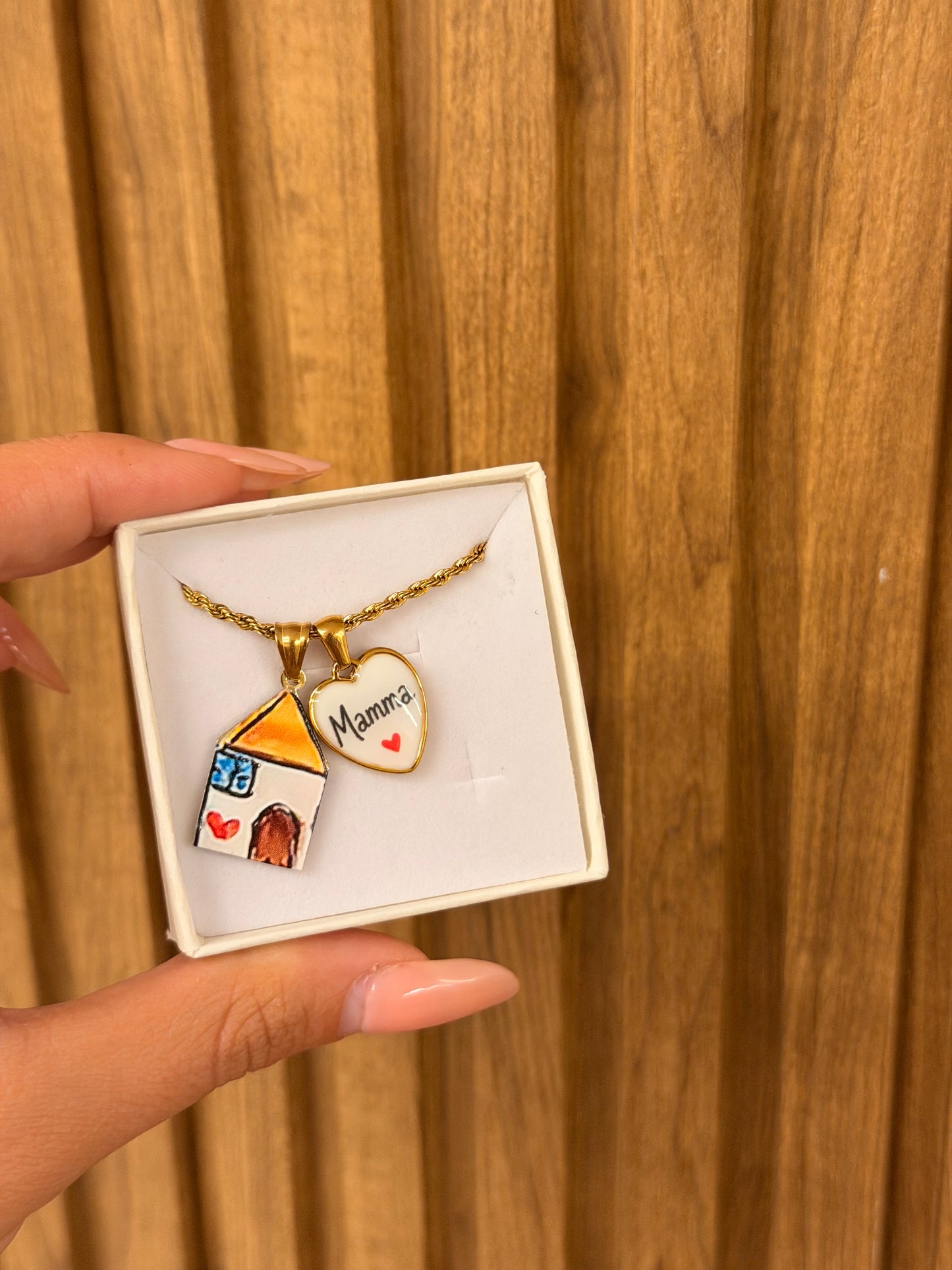 Collana Torchon CASA E AMORE