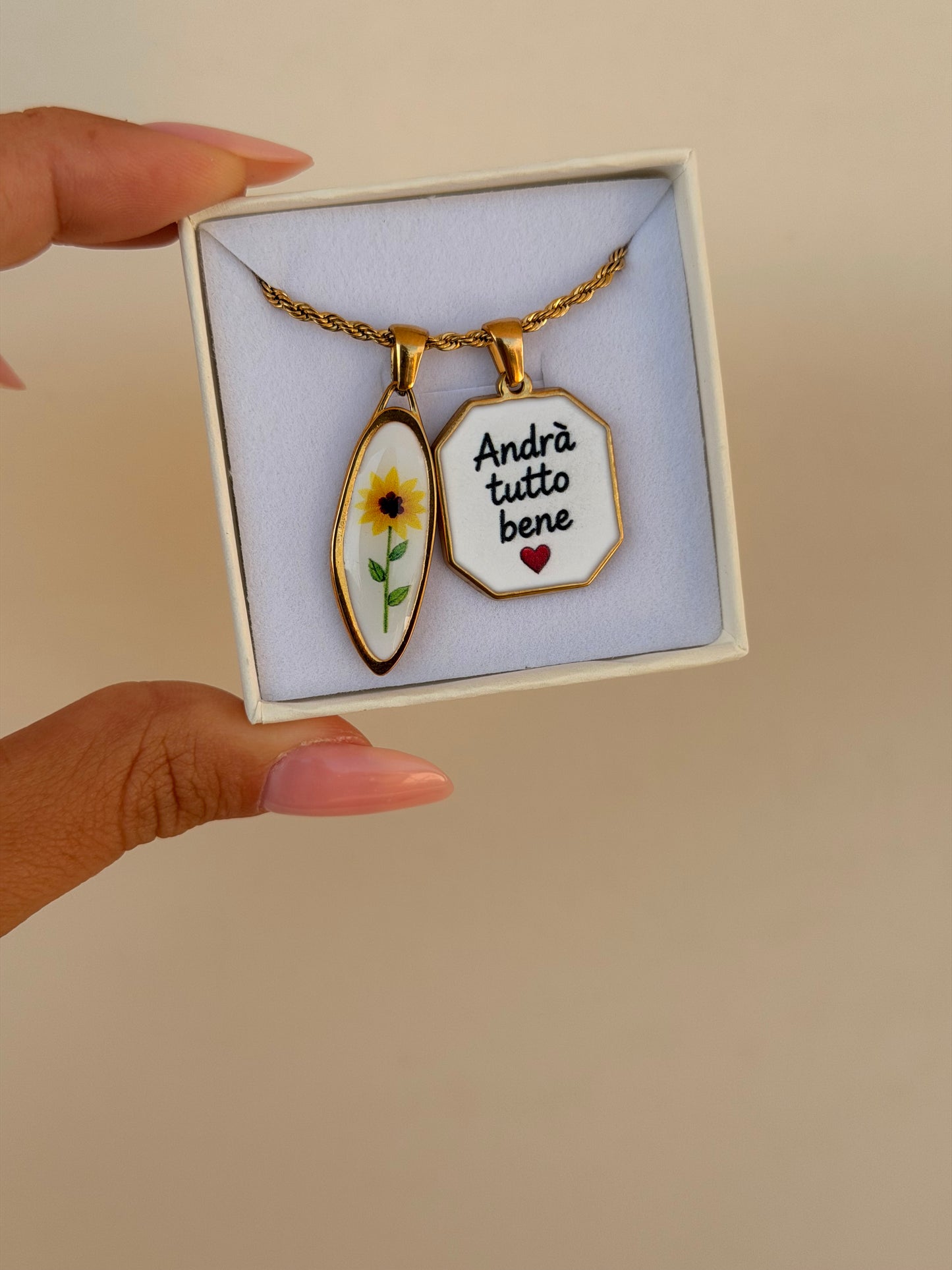 Collana Torchon ANDRÀ TUTTO BENE