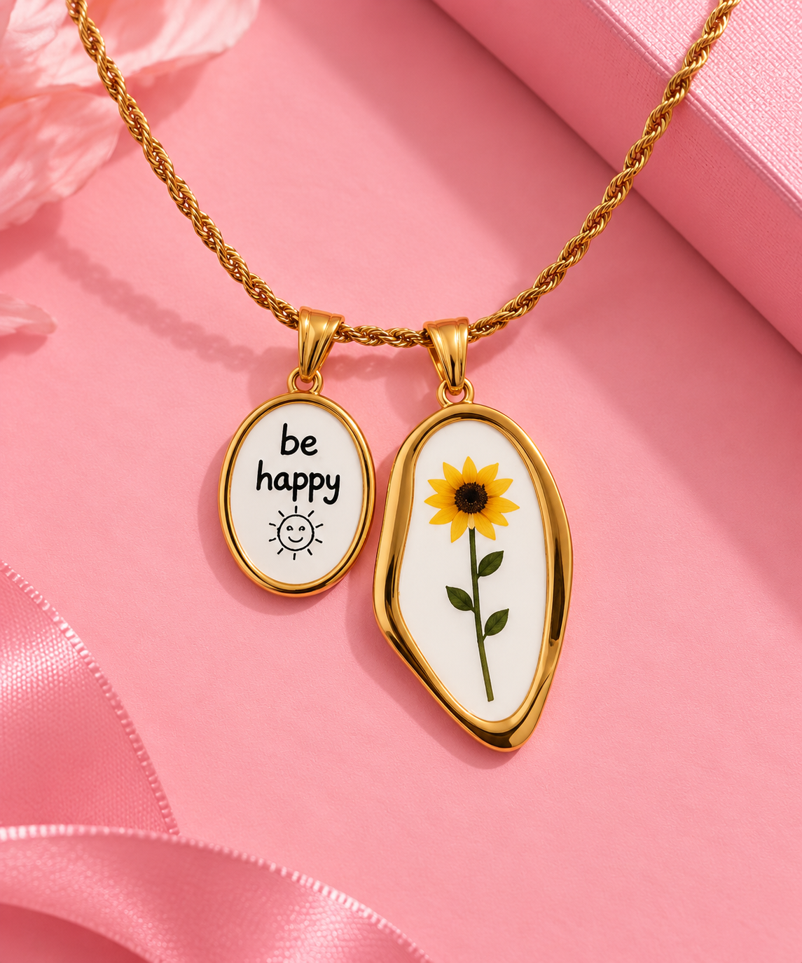 Collana Torchon BE HAPPY