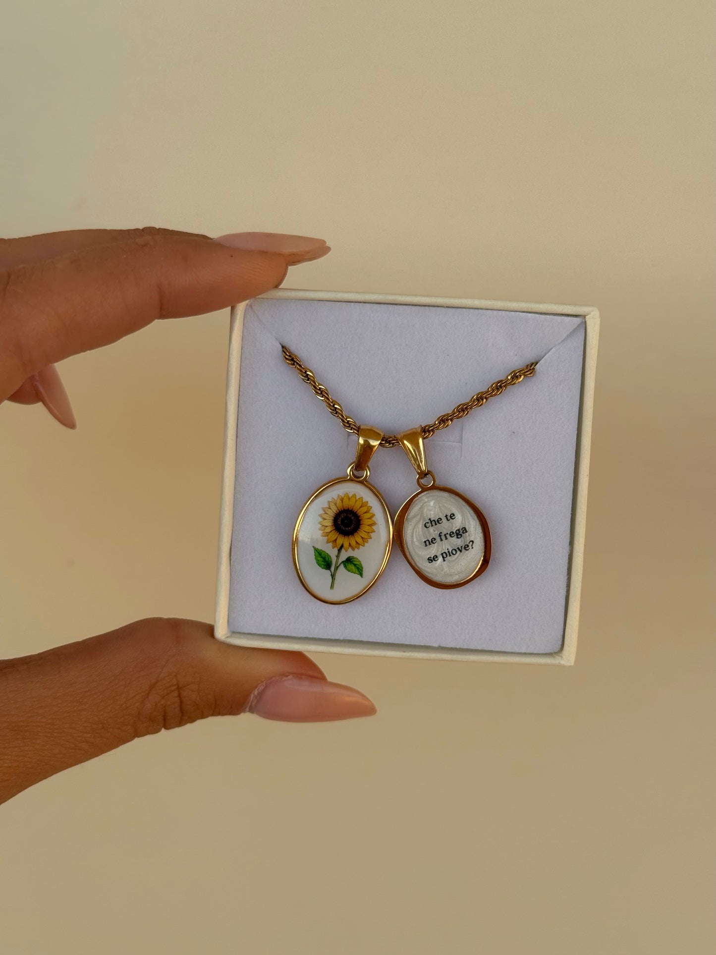 Collana Torchon CHE TE NE FREGA SE PIOVE?