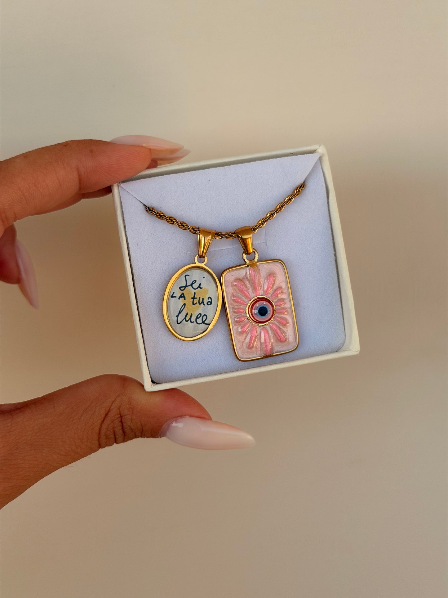 Collana Torchon IL TUO VALORE LA TUA LUCE